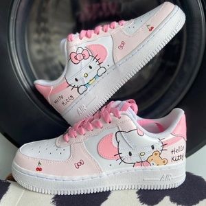 Air force 1 hello kitty custom (toddler sizes)
